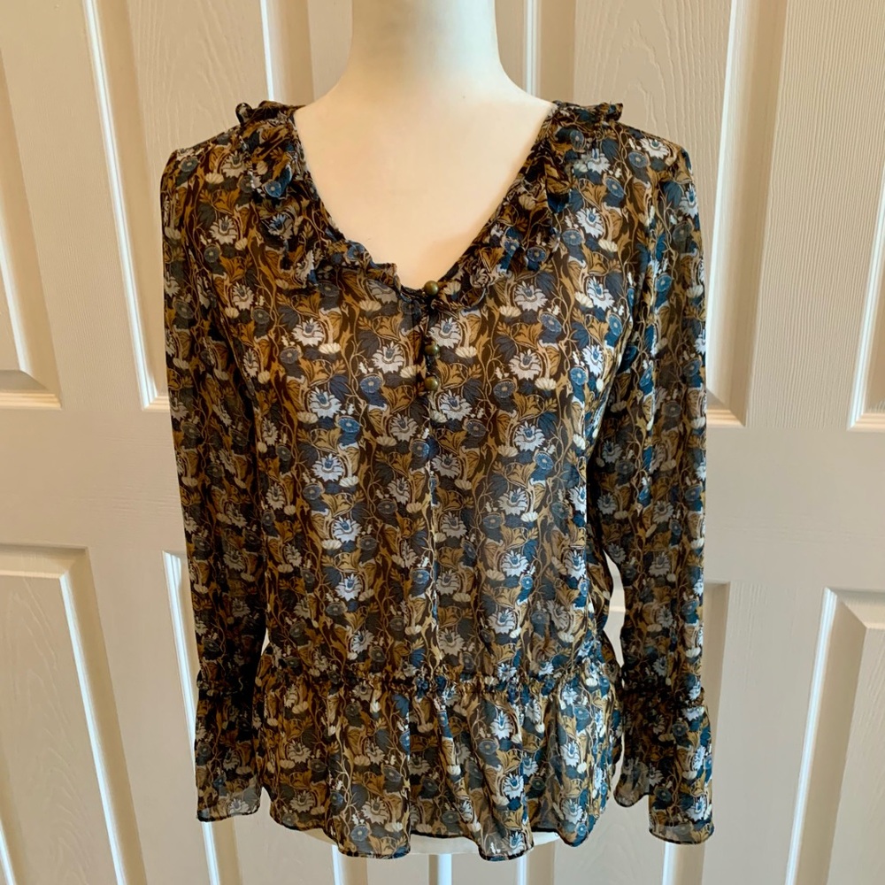 MICHAEL Michael Kors Women's 100% Silk Blouse Size Small